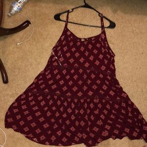 Berry summer dress